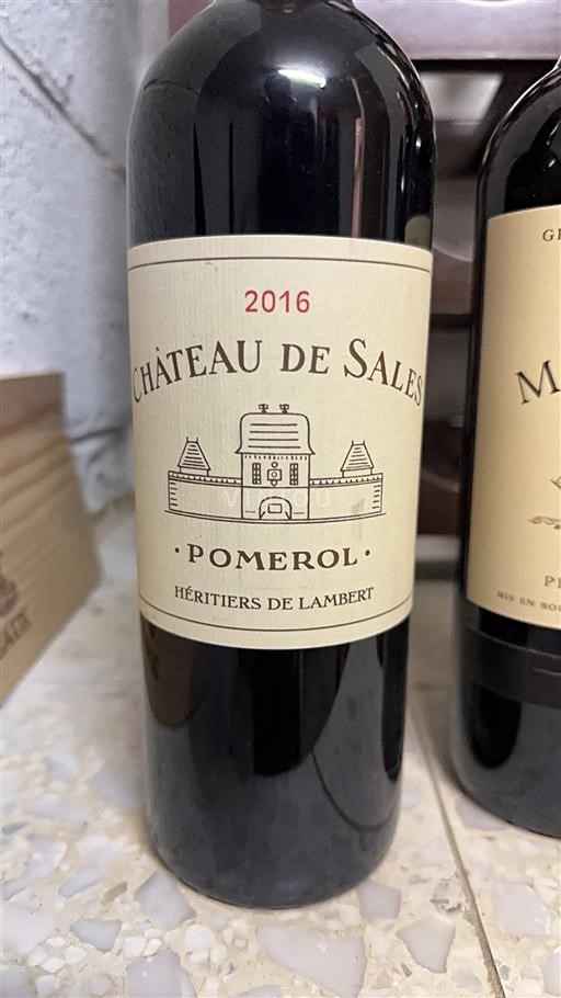 Bordeaux Pomerol Château Sales 2016