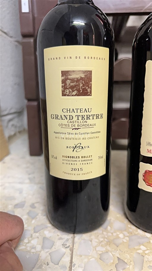 Bordeaux Määrittelemätön Château Grand Tertre 2015