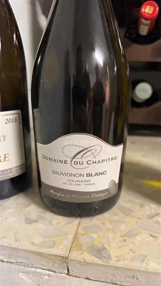 Údolí Loiry Touraine Domaine Chapitre Sauvignon Blanc 2019