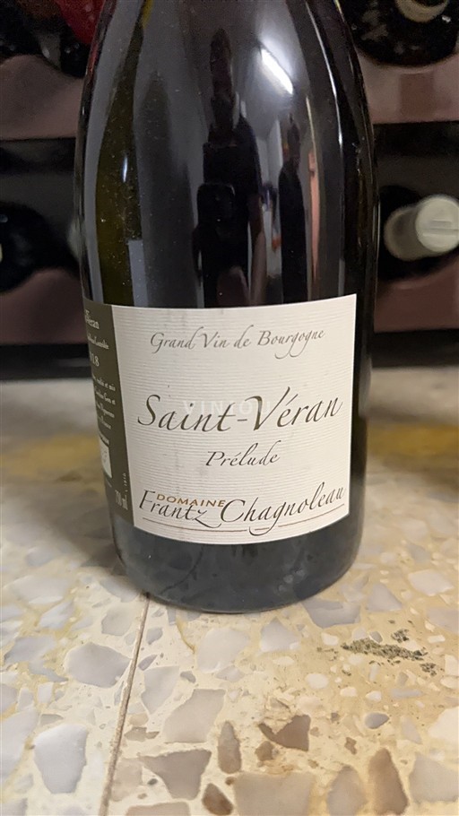 Burgundi Saint-Véran Domaine Frantz Chagnoleau Prélude 2018