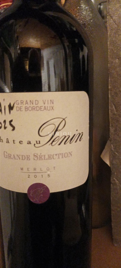 Bordeaux Château Penin Grande Sélection 2015