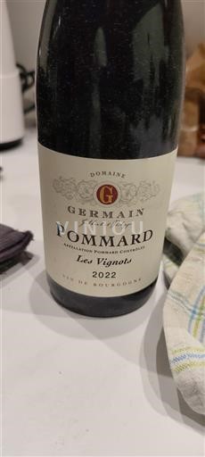 Бургундія Поммар Premier Cru Domaine Germain Les vignots 2022