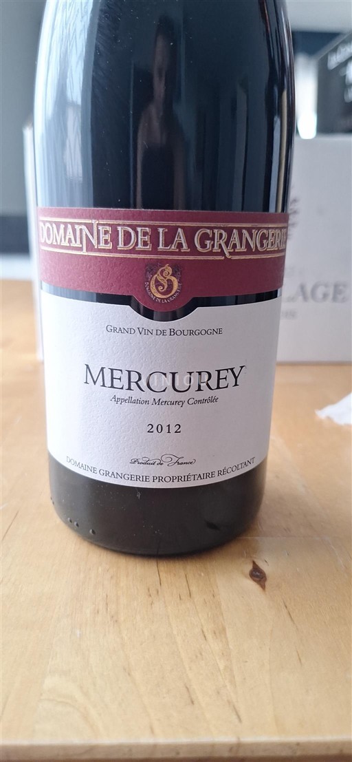 Burgundija Mercurey Domaine La Grangerie 2012