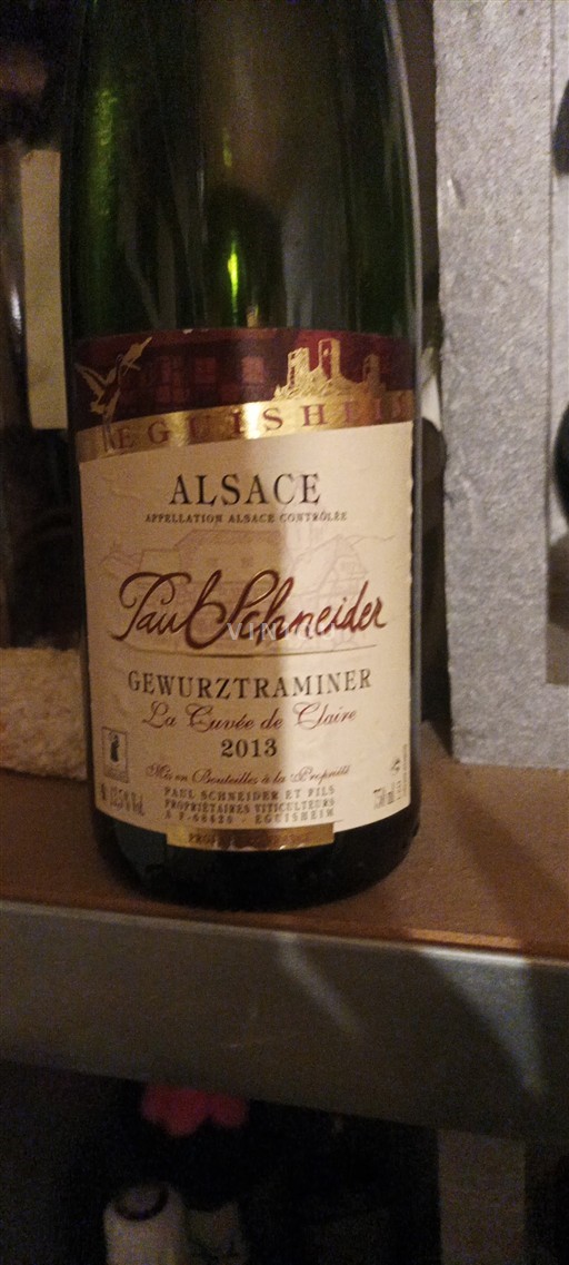 Alsazia Grand Cru Paul Schneider La de Claire 2013