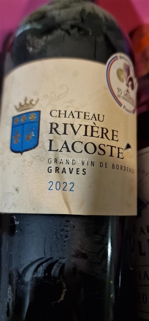 Bordeaux Graves Château Rivière Lacoste 2022