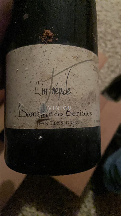 Údolí Loiry Côte-Roannaise Domaine Des Bérioles L'Intrépide 2012