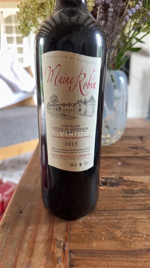 Bordeaux Côtes de Bordeaux Maine Robin 2015