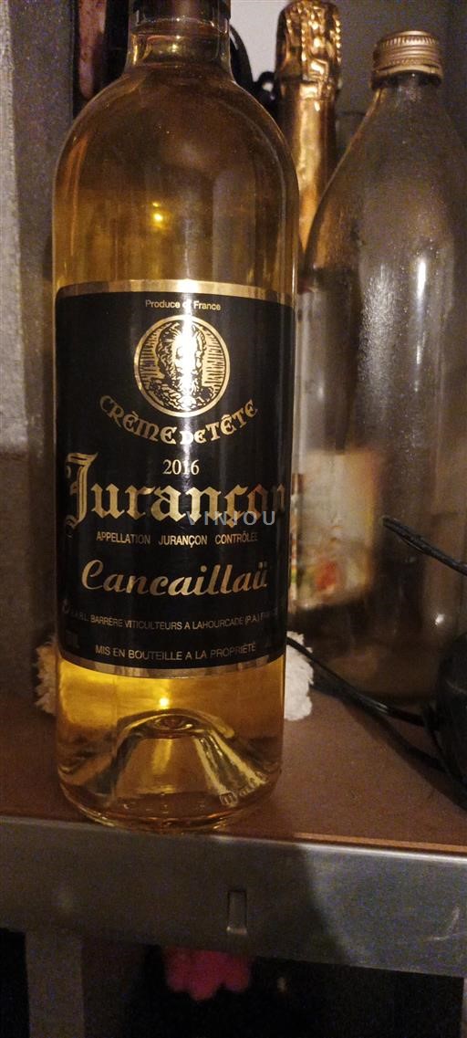 Jugozahod Jurançon Barrère Cancailaü 2016