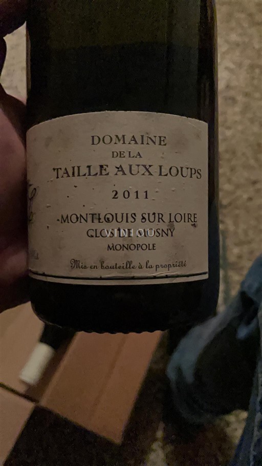 Loiretal Montlouis-sur-Loire Domaine La Taille aux Loups Clos de Mosny 2011
