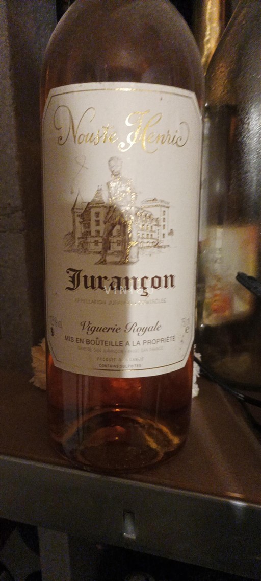 Sydvestfrankrig Jurançon Nousté Henri Viguerie Royale Ikke årgangsbestemt