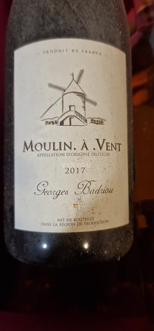 Beaujolais Moulin-à-vent Georges Badrio 2017