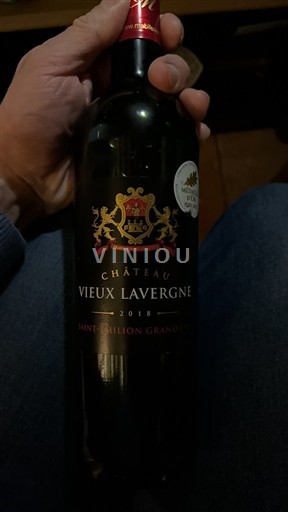 Bordoja Saint-Émilion Grand Cru Grand Cru Château Vieux Lavergne 2018