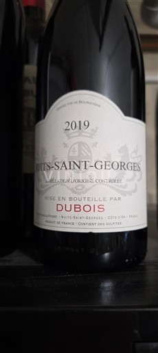 Burgundi Nuits-saint-georges Premier Cru Dubois 2019