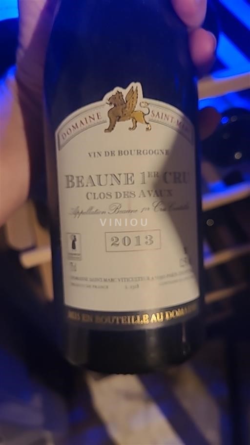 Burgundy Beaune Premier Cru Domaine Saint Marc Clos des Avaux 2013