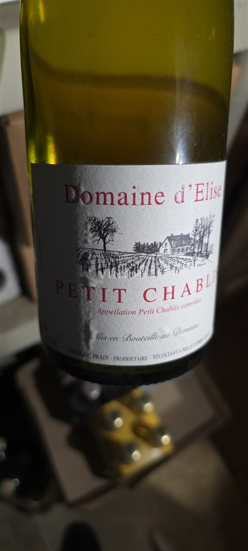 Borgogna Petit-chablis Domaine d'Elise 2020