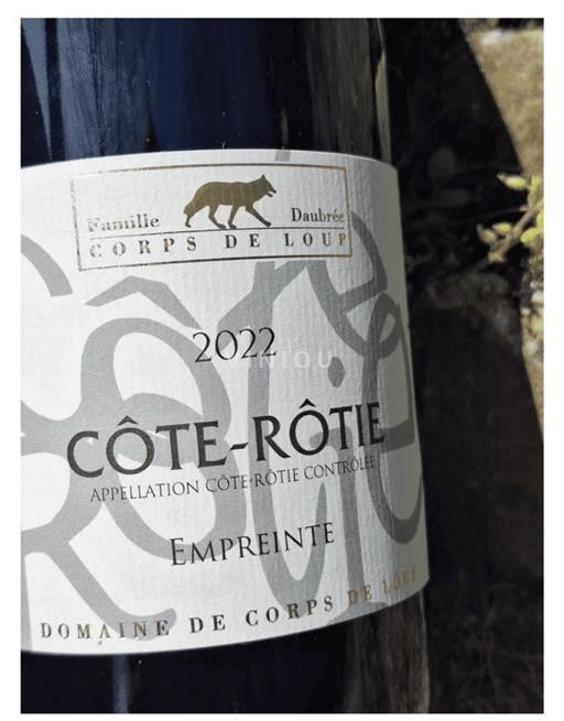 Rhônevallei Côte-rôtie Domaine Corps de Loup Empreinte 2022