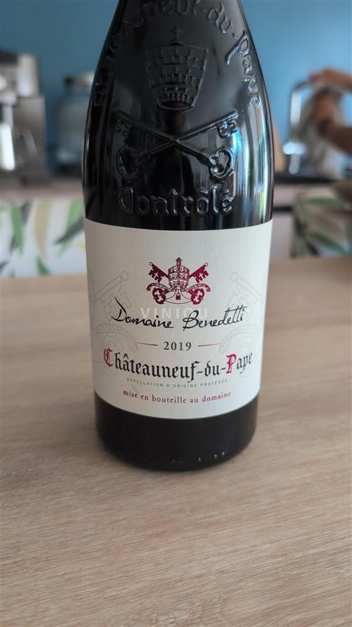 Rhônen laakso Châteauneuf-du-Pape Domaine Benedetti 2019