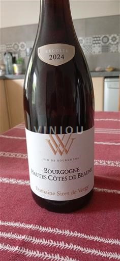 Bourgondië Hautes Côtes de Beaune Domaine Sires de Vergy 2024