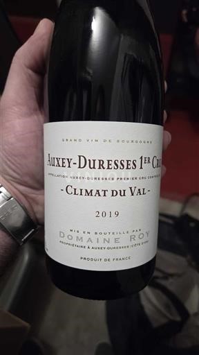 Bourgogne Auxey-duresses Premier Cru Domaine Roy Climat du Val 2019