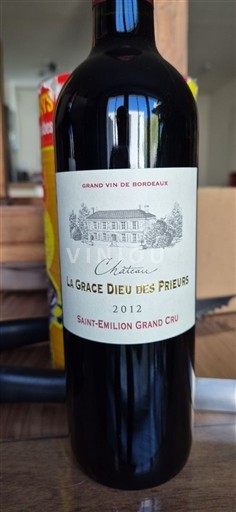 Bordeaux Saint-Émilion Grand Cru Grand Cru Château La Grâce Dieu 2012