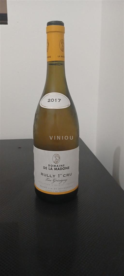 Burgund Rully Premier Cru Domaine La Madone Les Grésigny 2017