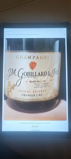 Champagne Premier Cru J.M. Gobillard & Fils Grande Réserve Niet-geïntegreerd
