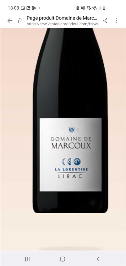 Rhône Valley Lirac Domaine Marcoux La Lorentine 2023