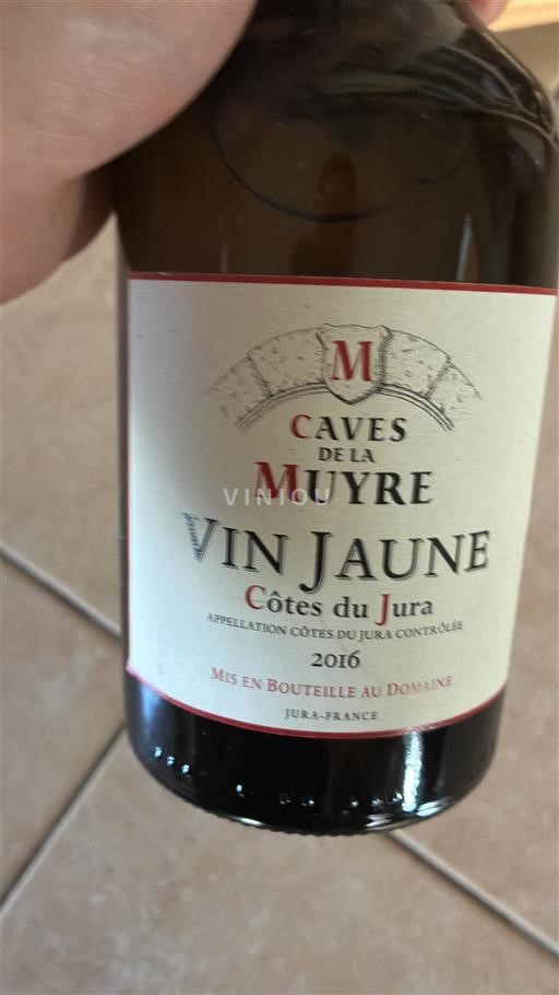 Jura Côtes-du-Jura Caves de la Muyre Vin Jaune 2016