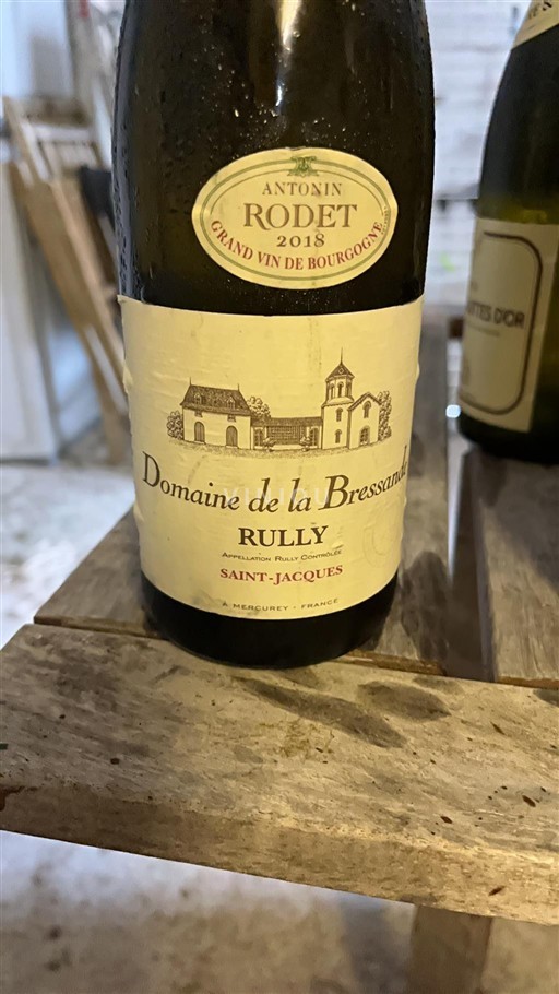 Burgund Rully Domaine La Bressande Saint-Jacques 2018