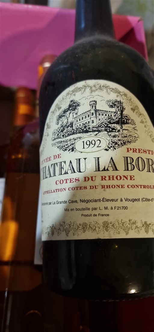 Vale do Ródano Côtes-do-Ródano Château La Borie Prestige 1992