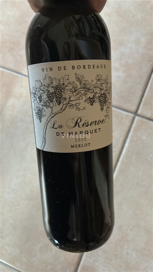 Bordeaux Marquet La Réserve 2022