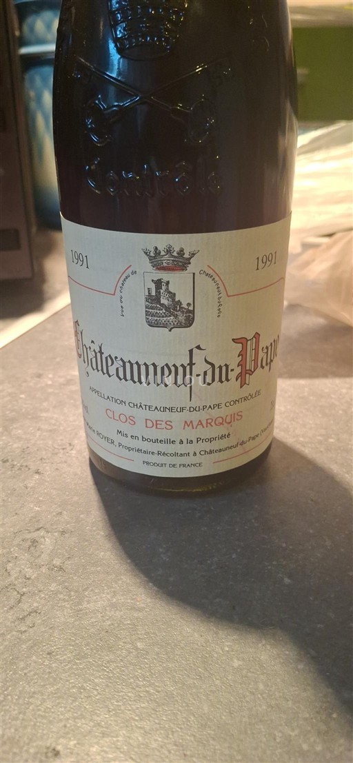 Rhône-dalen Châteauneuf-du-Pape Clos des Marquis 1991