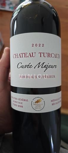 Bordeaux Bordeaux Supérieur Château Turcaud Majeure 2022