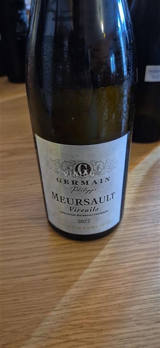 Bourgogne Meursault Germain Vireuils 2022