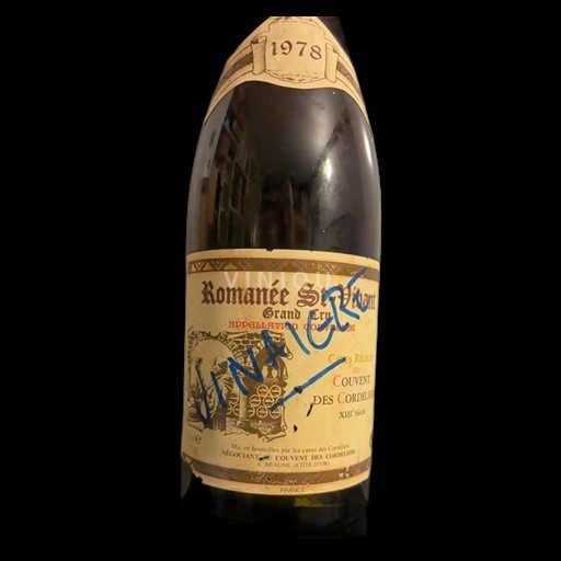 Burgund Romanée-Saint-Vivant Grand Cru Couvent des Cordeliers 1978