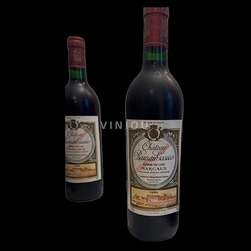 Bordeaux Margaux Deuxième Cru Classé Château Rauzan-Gassies 1986