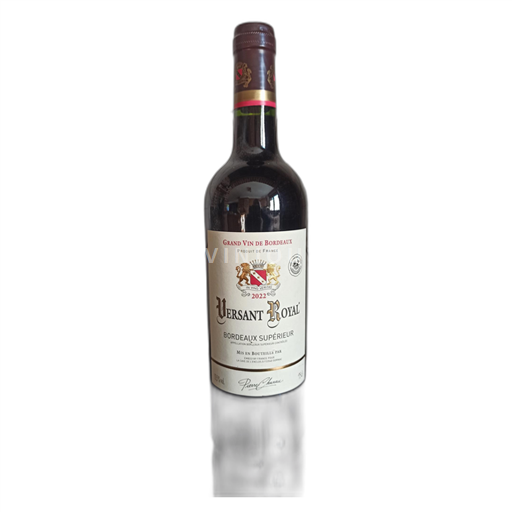 Vin Rouge sec Versant Royal 2022 France Bordeaux Bordeaux supérieur AOC