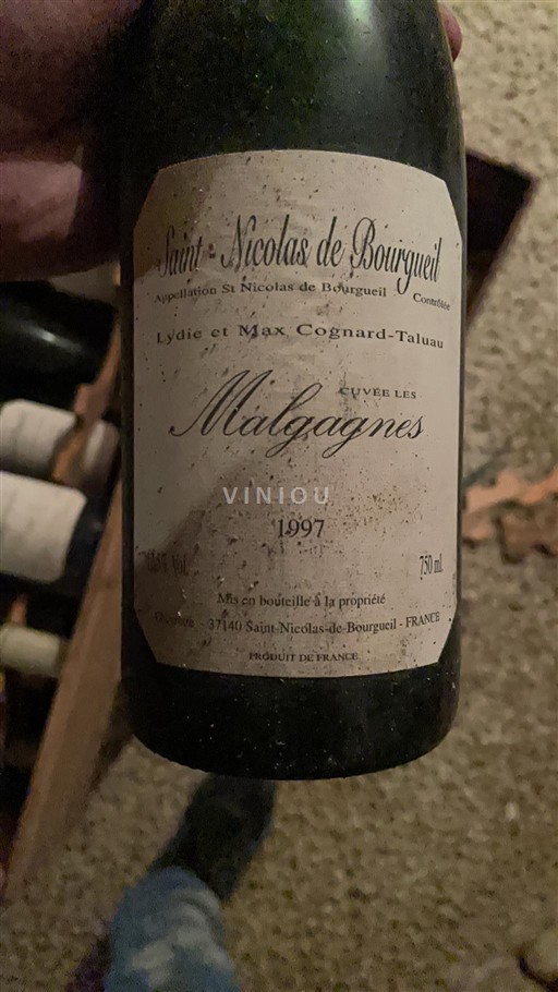 Loiretal Saint-Nicolas-De-Bourgueil Lydie et Max Cognard-Talau Les Malgagnes 1997