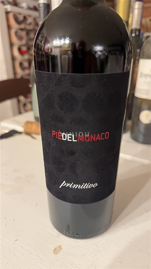Pouilles Pié del Monaco Primitivo 2019