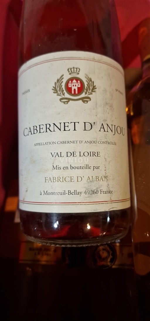 Loirevallei Cabernet d'Anjou Fabrice Alban Niet-geïntegreerd