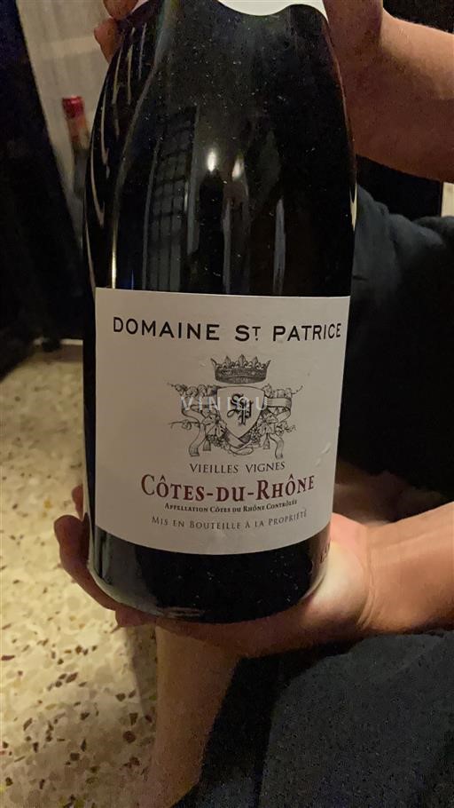 Vale do Ródano Côtes-do-Ródano Domaine St Patrice Vieilles Vignes 2017
