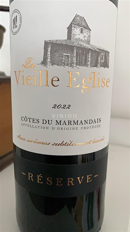 Sydväst Côtes-du-marmandais La Vieille Eglise Réserve 2022