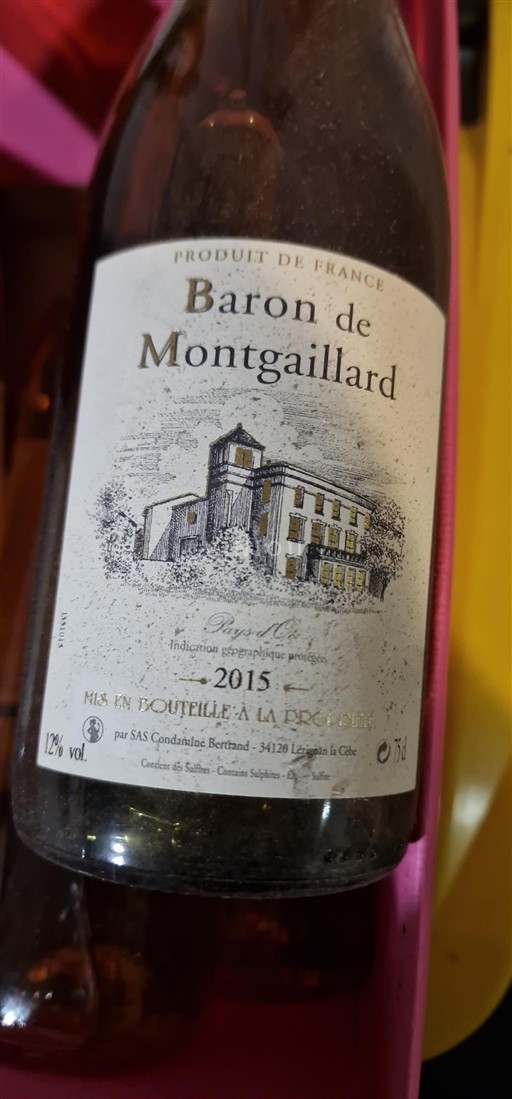 Languedoc-Roussillon Pays d'Oc Baron de Montgaillard 2015
