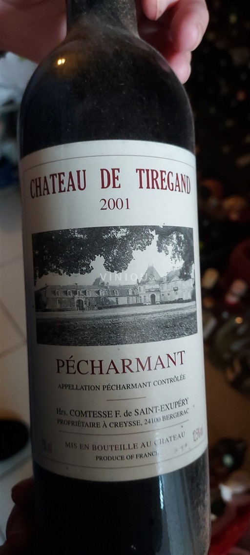 Sydväst Pécharmant Château Tiregand 2001