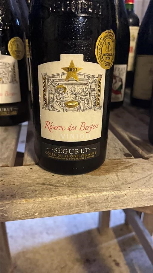 Thung lũng Rhône Côtes-du-rhône-villages Séguret Réserve des Bergers 2021