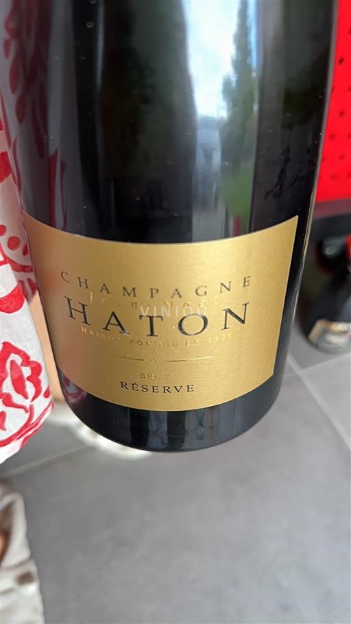 Champanhe Jean-Noël Haton Réserve Não Sazonado