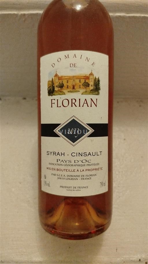 Languedoc-Roussillon Pays d'Oc Domaine Florian 2013
