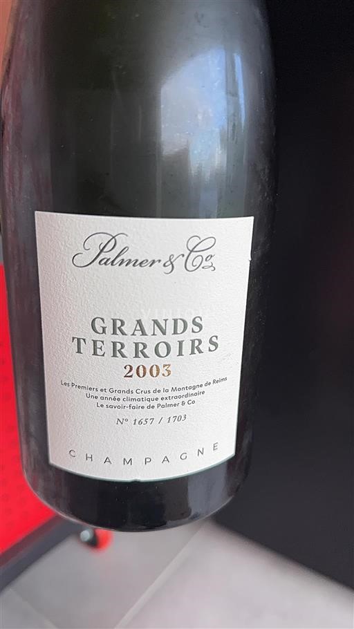 Champagne Šampanské Palmer & Co Grands Terroirs 2003
