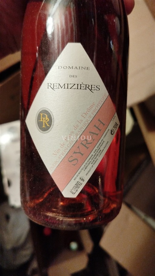 Vallée du Rhône Domaine Des Remizières Syrah Non Millésimé
