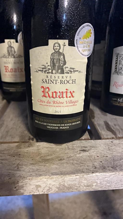 Rhône-dalen Côtes-du-Rhône-Villages Réserve Saint-Roch 2021